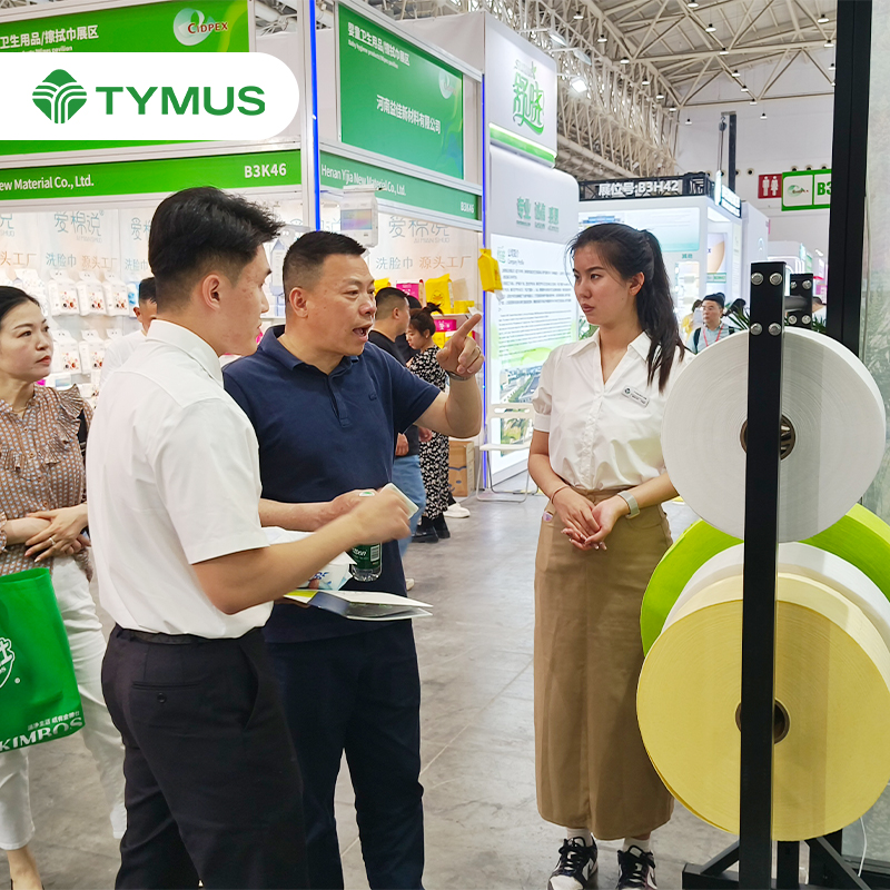 Tymus Global Trade Show Matrix ShinesMixbond®テクノロジーに革命を起こすことのない非織り