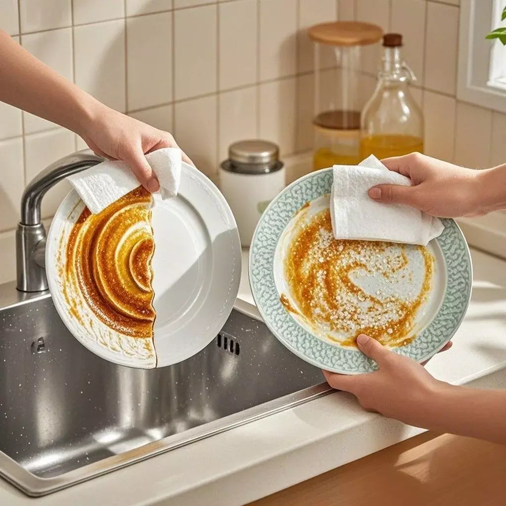 キッチン用のウェットワイプの掃除